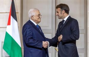 Macron und Abbas kündigen nach den Gesprächen in Paris ein Gremium zur Ausarbeitung einer neuen palästinensischen Verfassung an