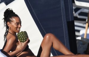 Solange Knowles mit ihrem Freund Gio Escobar in Miami Beach gesichtet
