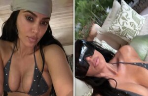 Kim Kardashian posiert in sexy Bikini-Bildern, nachdem sie die Anwaltsprüfung nicht bestanden hat